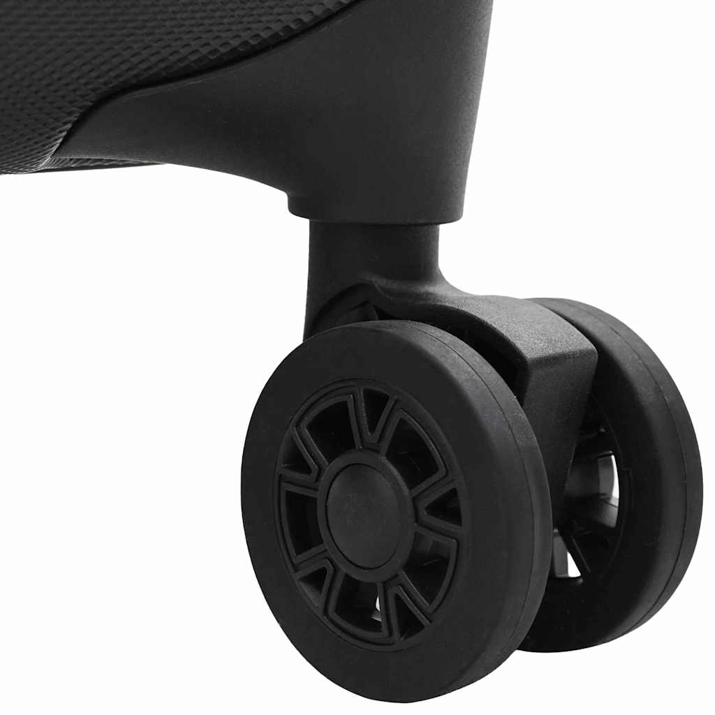 Kuffert med lås Sort 34 x 23 x 55.5 cm ABS Plastik