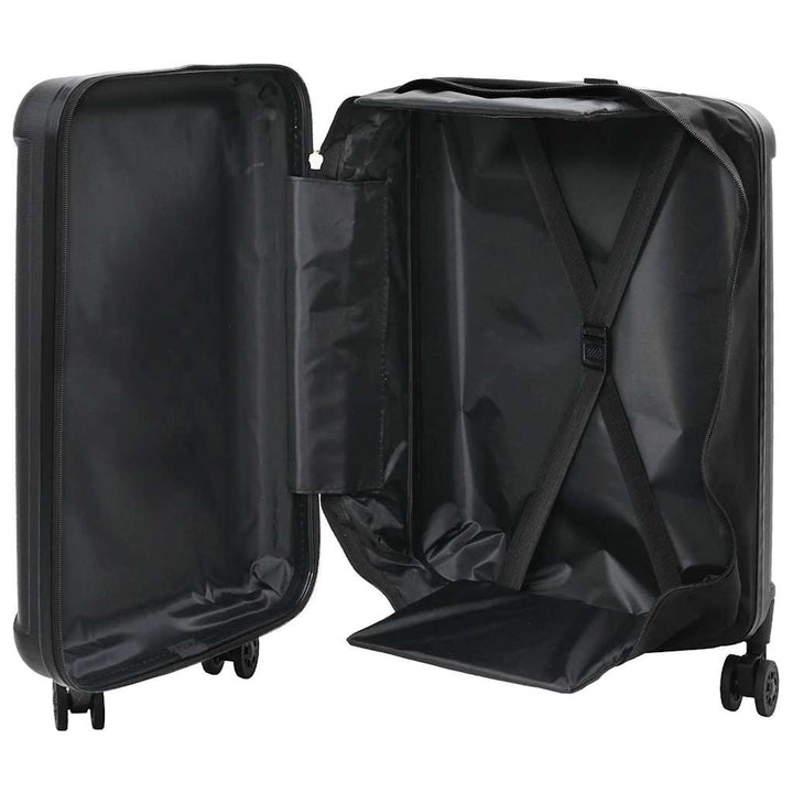 Kuffert med lås Sort 43 x 27 x 66 cm ABS Plastik