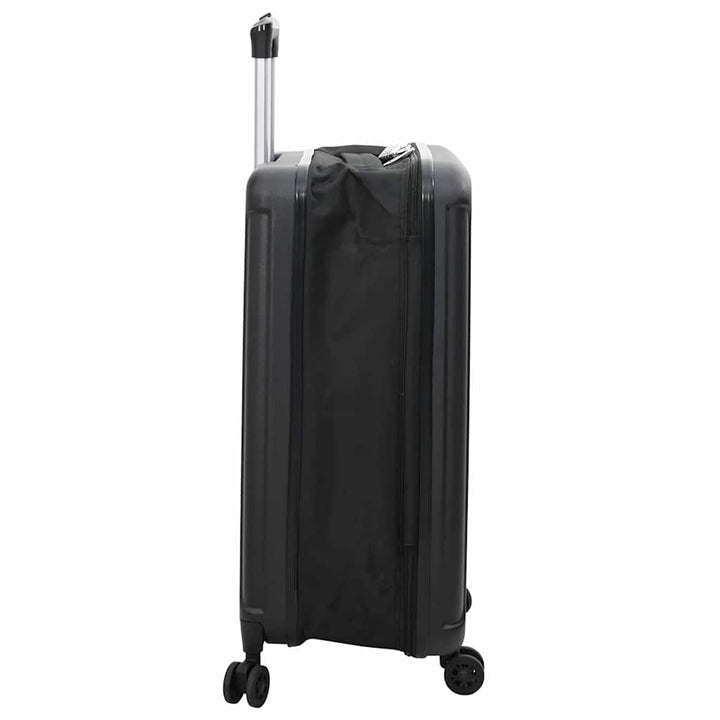 Kuffert med lås Sort 43 x 27 x 66 cm ABS Plastik