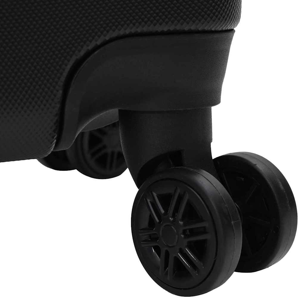 Kuffert med lås 3 pcs Sort 50 x 31 x 78 cm ABS Plastik