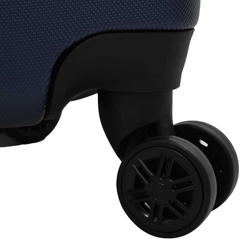 Kuffert med lås 3 pcs Mørk blå 50 x 31 x 78 cm ABS Plastik