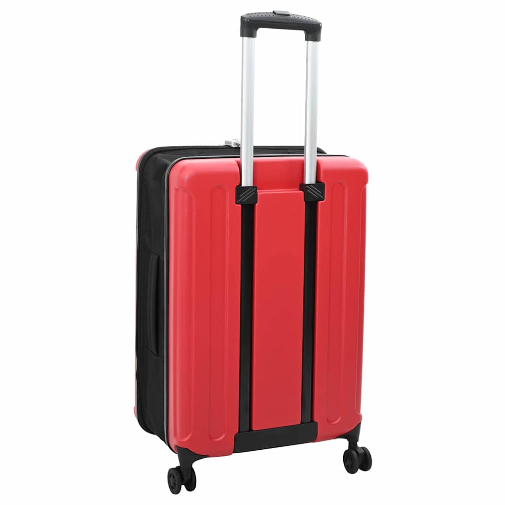 Kuffert med lås Rød 43 x 27 x 66 cm ABS Plastik