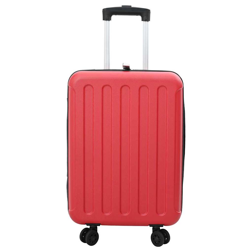 Kuffert med lås Rød 43 x 27 x 66 cm ABS Plastik