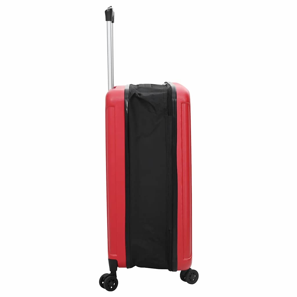 Kuffert med lås Rød 43 x 27 x 66 cm ABS Plastik