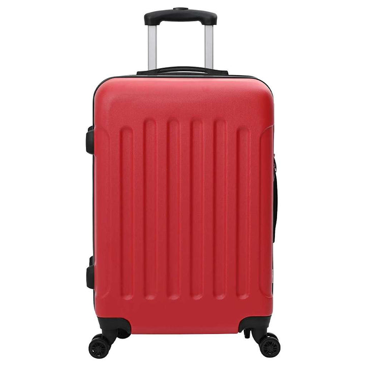Kuffert med lås 3 pcs Rød 50 x 31 x 78 cm ABS Plastik