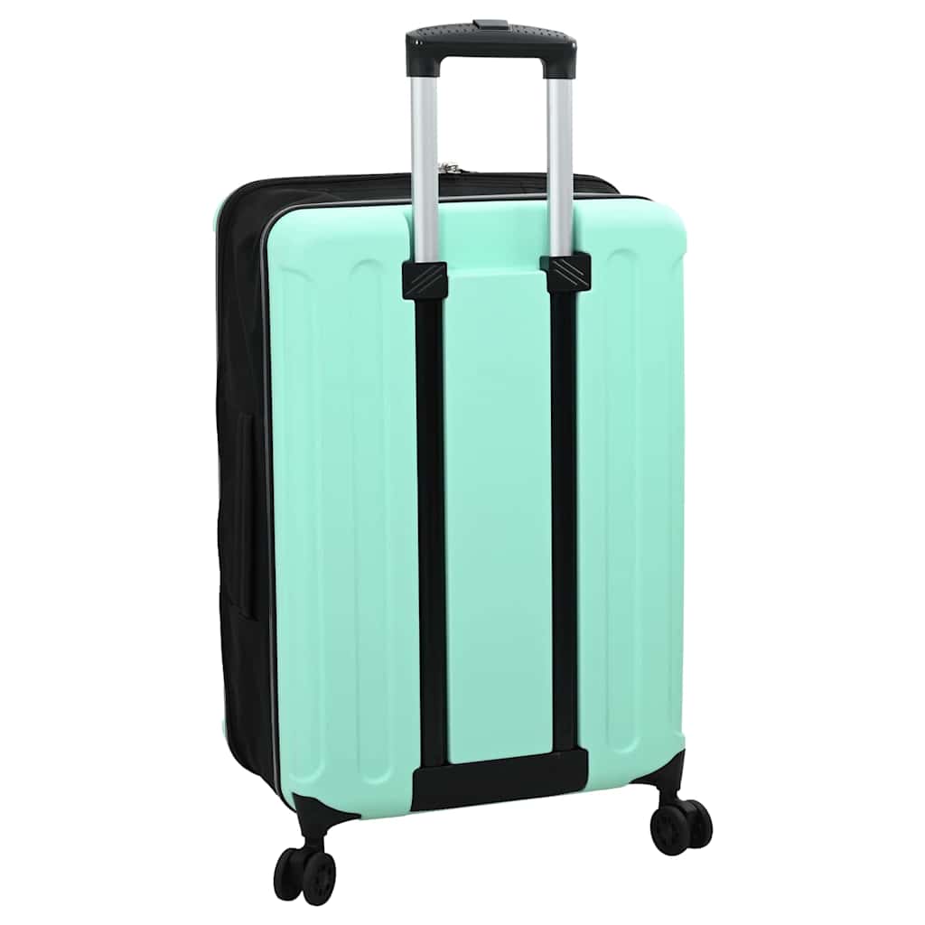 Kuffert med lås Mintgrøn 43 x 27 x 66 cm ABS Plastik