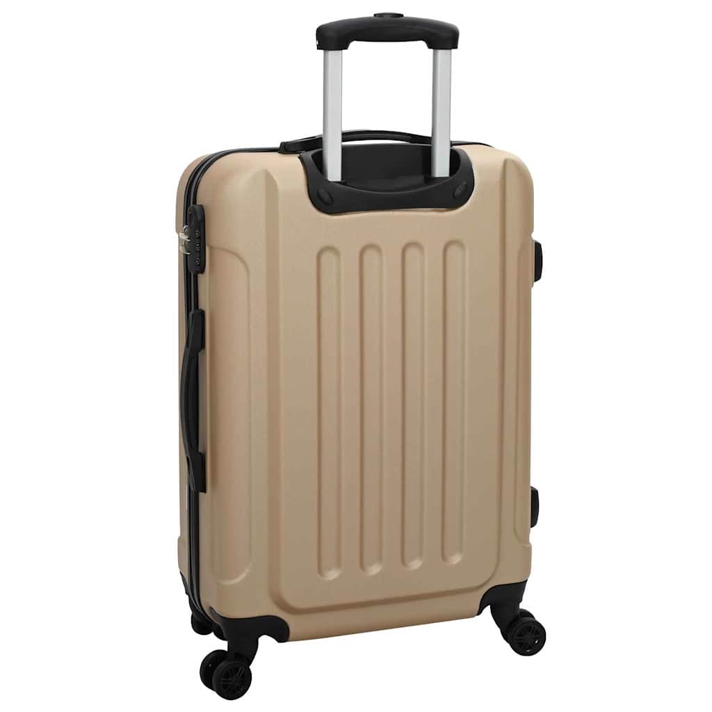 Kuffert 3 pcs champagnefarvet 50 x 31 x 78 cm ABS Plastik