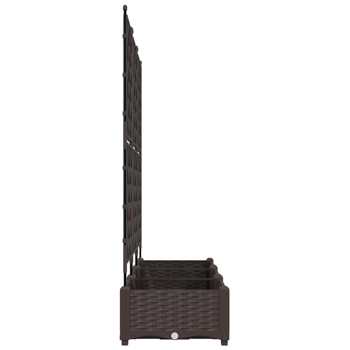Have Blomsterkrukke 3 stk. Brun 120 x 40 x 125,5 cm PP
