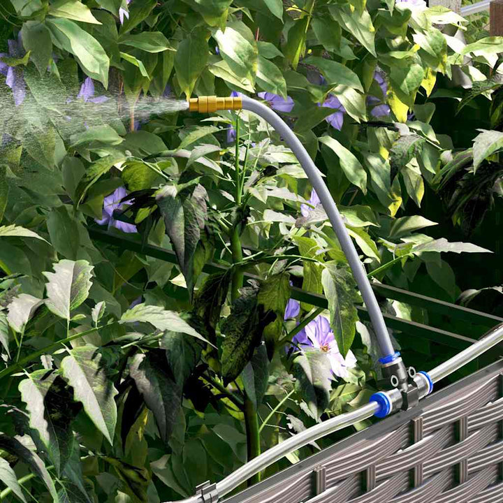 Have Blomsterkrukke 3 stk. Brun 120 x 40 x 37,5 cm PP