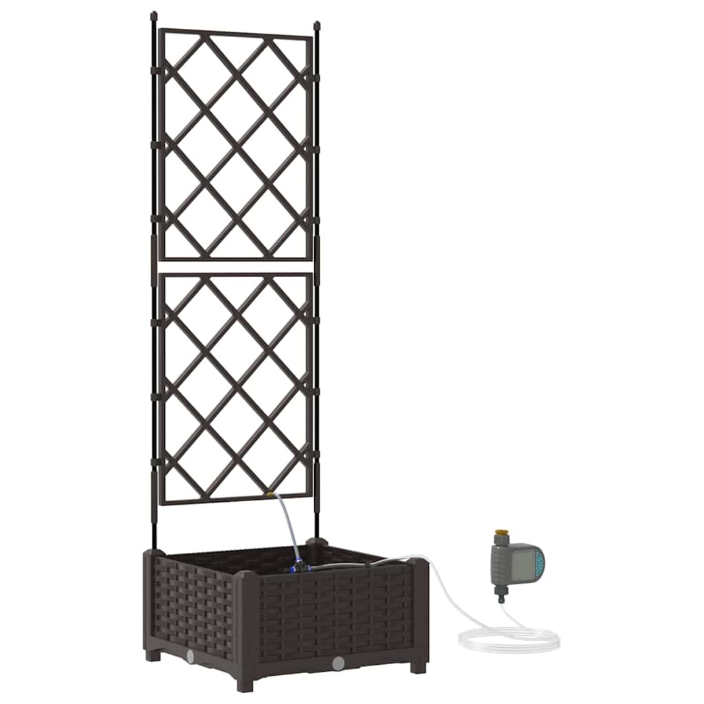 Have Blomsterkrukke Brun 40 x 40 x 126 cm Plastik