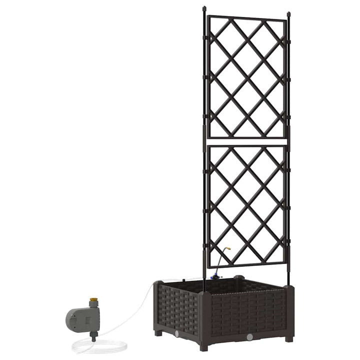 Have Blomsterkrukke Brun 40 x 40 x 126 cm Plastik