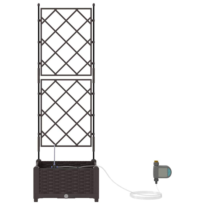 Have Blomsterkrukke Brun 40 x 40 x 126 cm Plastik