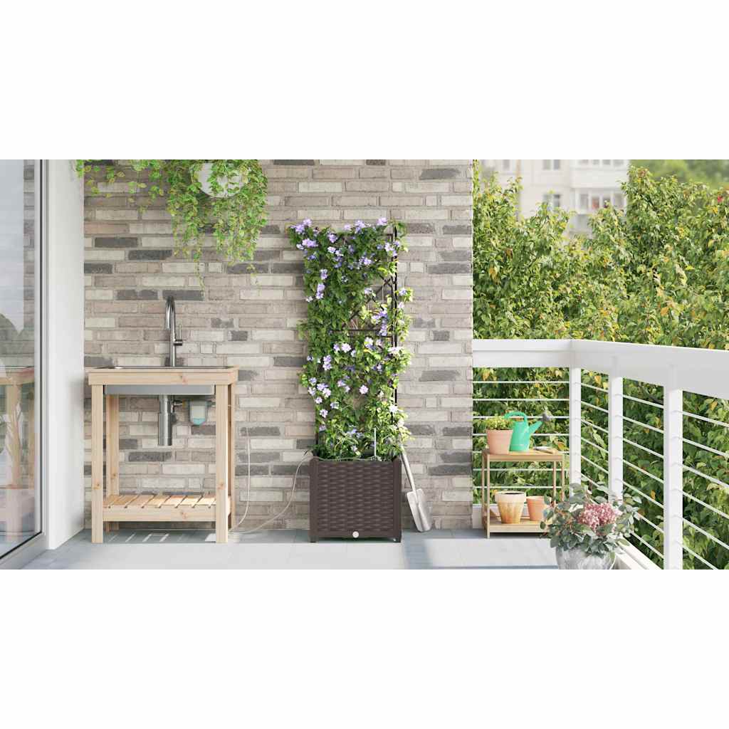 Have Blomsterkrukke Brun 40 x 40 x 142 cm PP