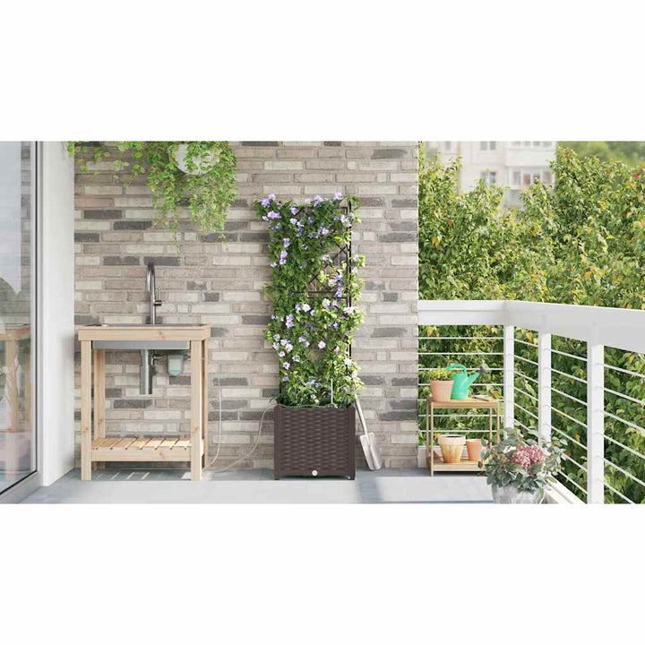 Have Blomsterkrukke Brun 40 x 40 x 142 cm PP