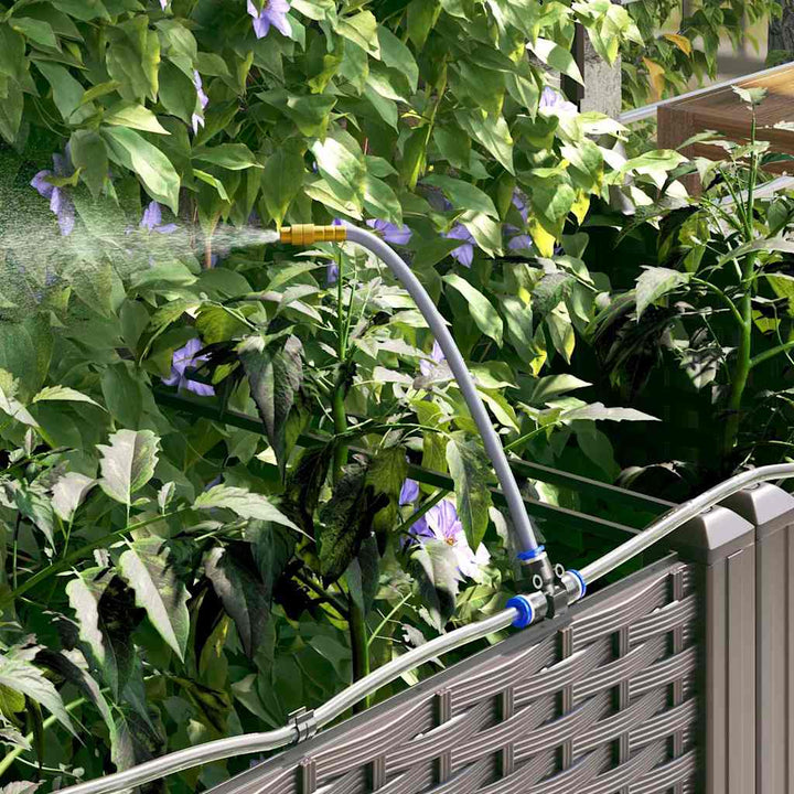 Have Blomsterkrukke 2 pcs Brun 80 x 40 x 142 cm Plastik
