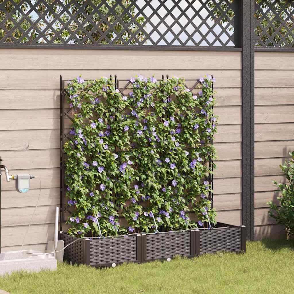 Have Blomsterkrukke 3 stk. Brun 120 x 40 x 126 cm PP
