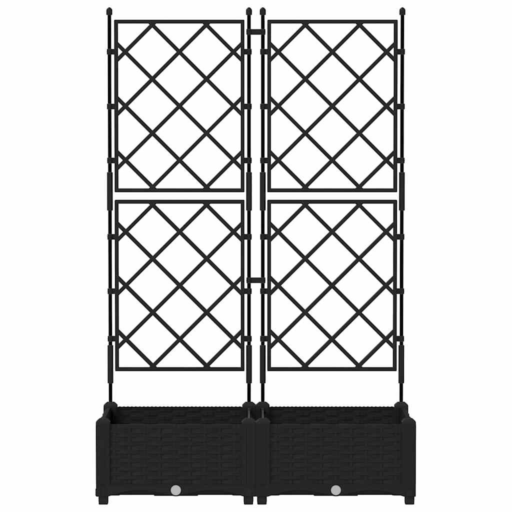 Have Blomsterkrukke 2 stk. Sort 80 x 40 x 125,5 cm PP