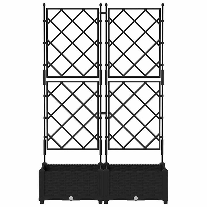Have Blomsterkrukke 2 stk. Sort 80 x 40 x 125,5 cm PP