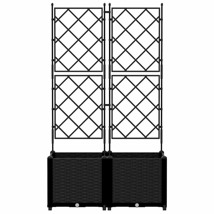 Have Blomsterkrukke 2 stk. Sort 80 x 40 x 143 cm PP
