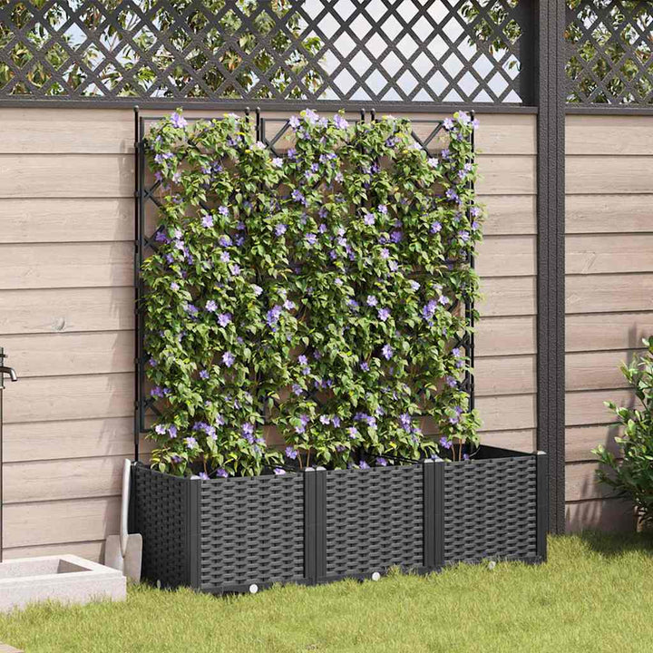 Have Blomsterkrukke 3 stk. Sort 120 x 40 x 143 cm PP