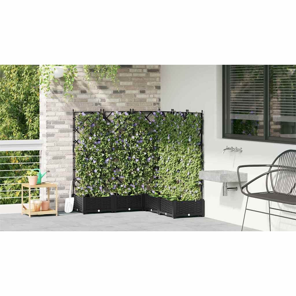 Have Blomsterkrukke 5 stk. Sort 120 x 120 x 125,5 cm PP