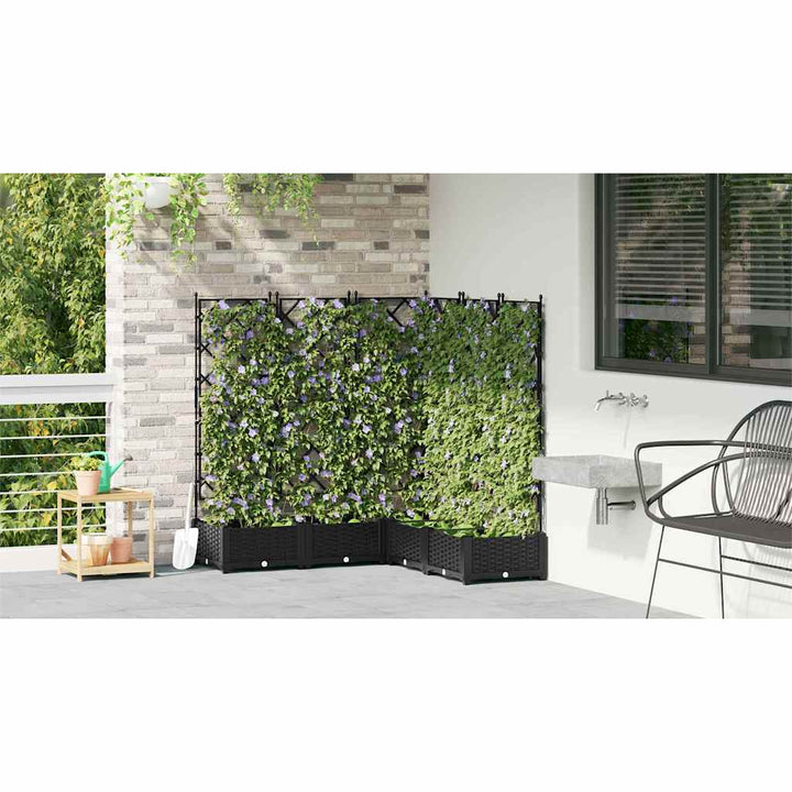 Have Blomsterkrukke 5 stk. Sort 120 x 120 x 125,5 cm PP