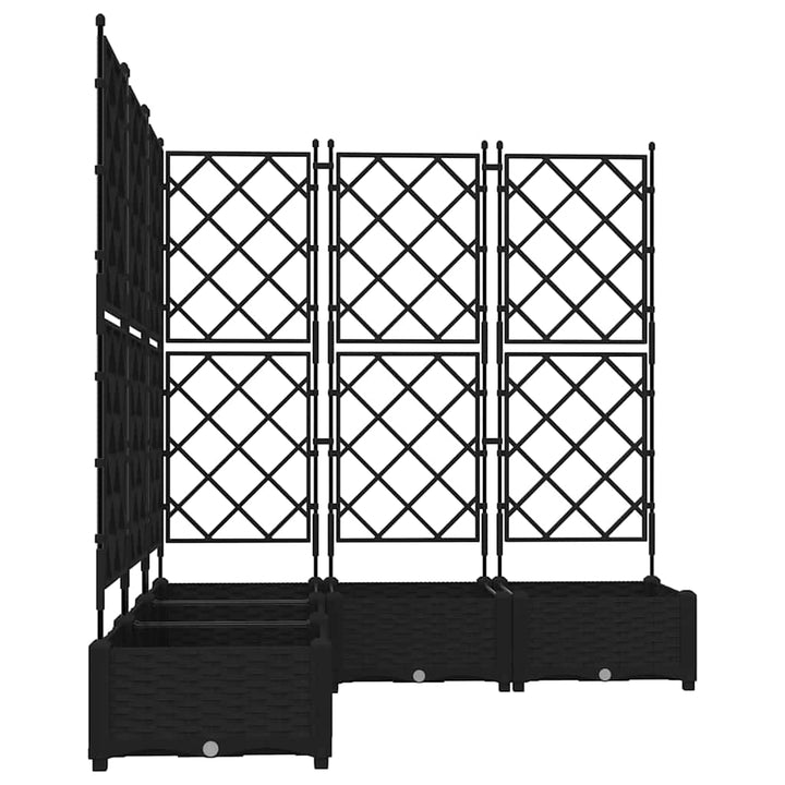 Have Blomsterkrukke 5 stk. Sort 120 x 120 x 125,5 cm PP