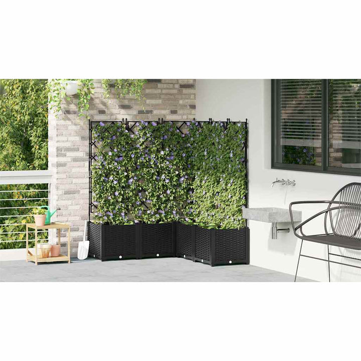 Have Blomsterkrukke 5 stk. Sort 120 x 120 x 143 cm PP