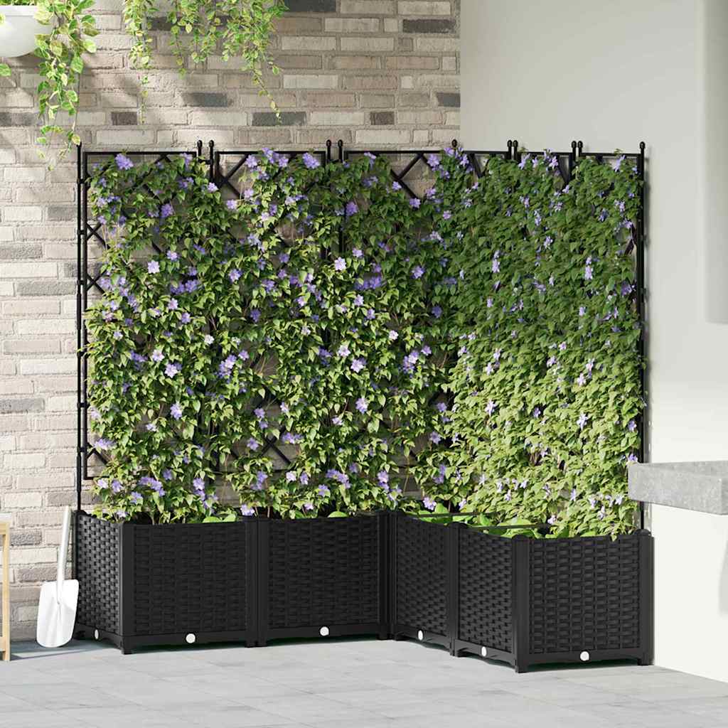 Have Blomsterkrukke 5 stk. Sort 120 x 120 x 143 cm PP
