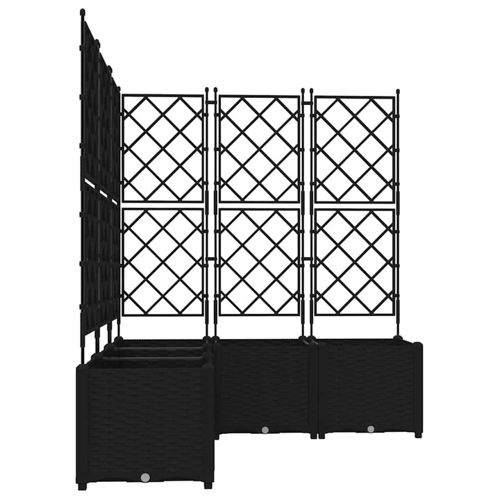 Have Blomsterkrukke 5 stk. Sort 120 x 120 x 143 cm PP