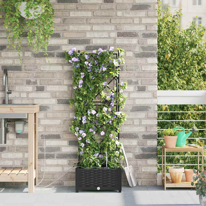 Have Blomsterkrukke Sort 40 x 40 x 126 cm PP