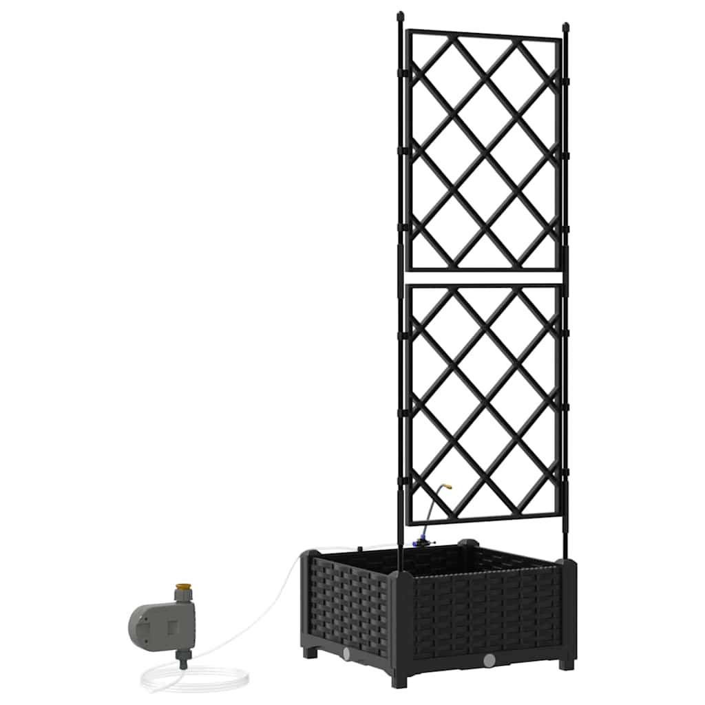 Have Blomsterkrukke Sort 40 x 40 x 126 cm PP