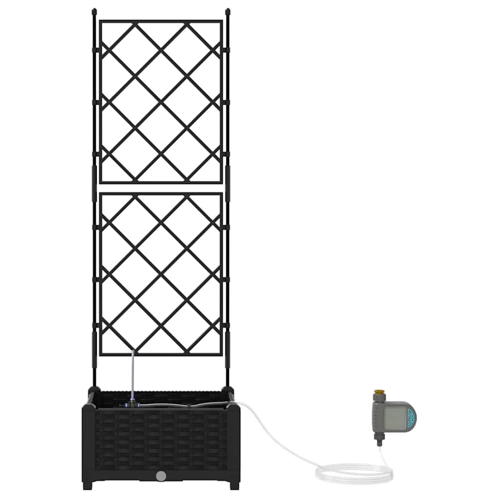 Have Blomsterkrukke Sort 40 x 40 x 126 cm PP