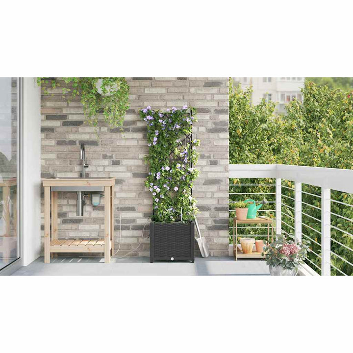 Have Blomsterkrukke Sort 40 x 40 x 142 cm PP