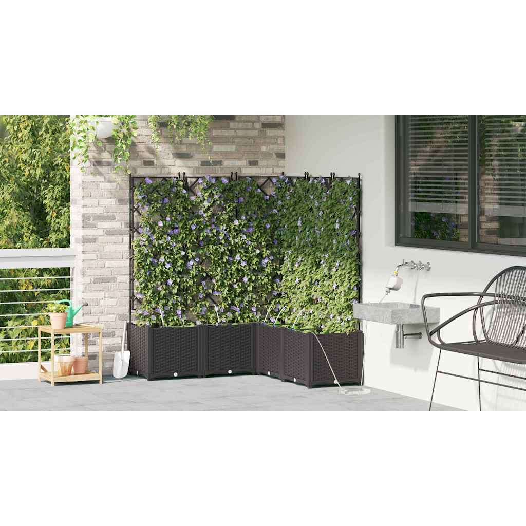 Have Blomsterkrukke 5 stk. Sort 120 x 120 x 142 cm PP