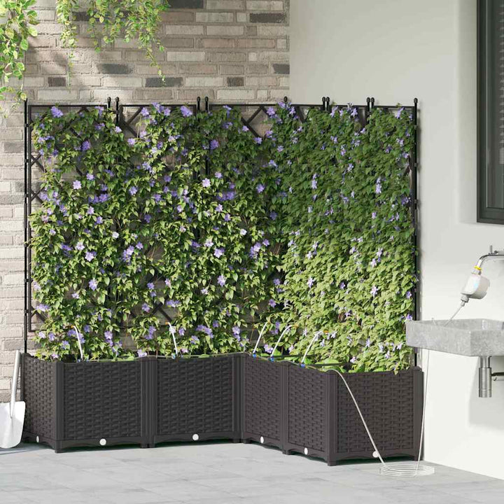 Have Blomsterkrukke 5 stk. Sort 120 x 120 x 142 cm PP