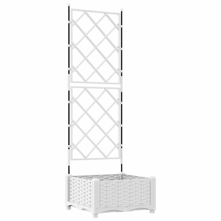 Have Blomsterkrukke Hvid 40 x 40 x 125,5 cm PP