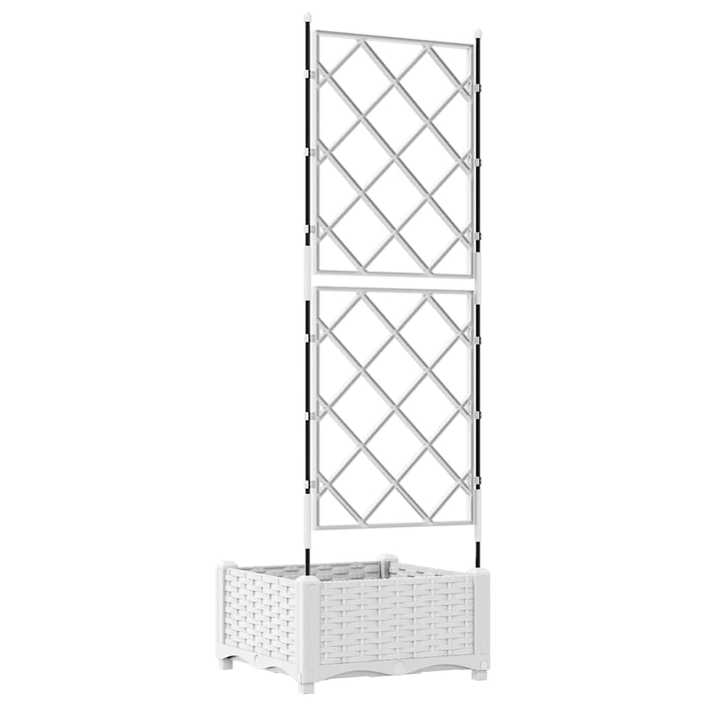 Have Blomsterkrukke Hvid 40 x 40 x 125,5 cm PP
