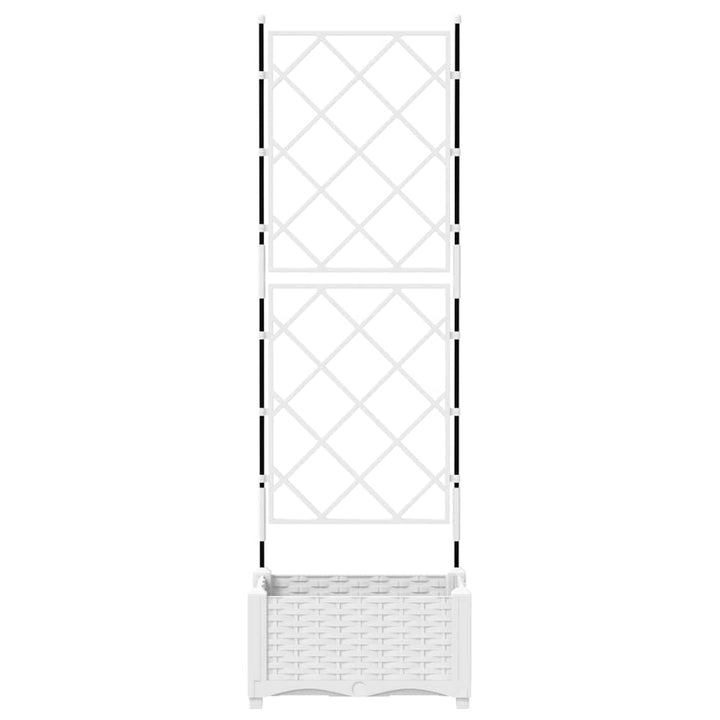 Have Blomsterkrukke Hvid 40 x 40 x 125,5 cm PP