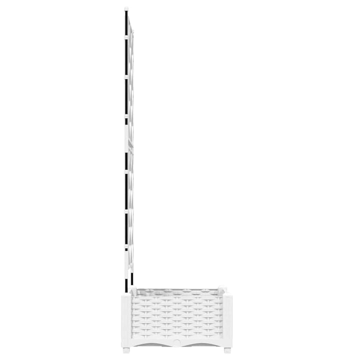 Have Blomsterkrukke Hvid 40 x 40 x 125,5 cm PP
