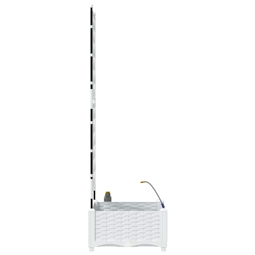 Have Blomsterkrukke Hvid 40 x 40 x 126 cm PP