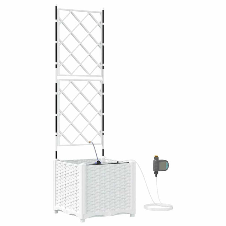 Have Blomsterkrukke Hvid 40 x 40 x 142 cm PP