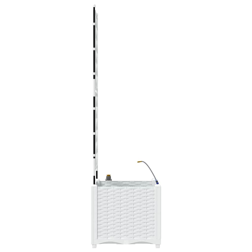 Have Blomsterkrukke Hvid 40 x 40 x 142 cm PP