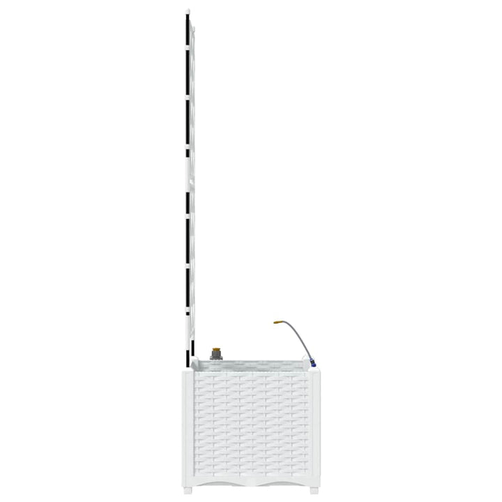 Have Blomsterkrukke Hvid 40 x 40 x 142 cm PP