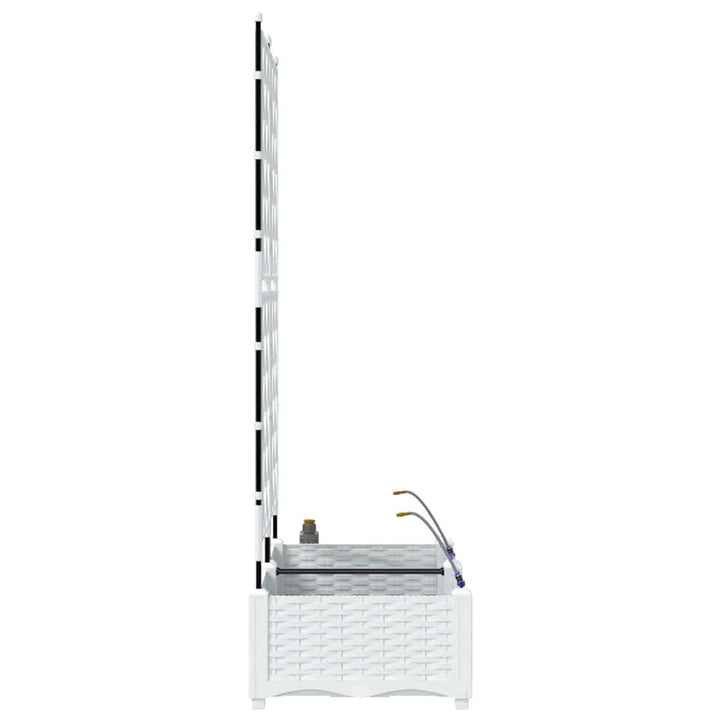 Have Blomsterkrukke 2 stk. Hvid 80 x 40 x 126 cm PP