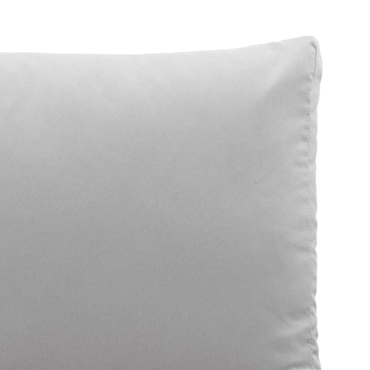 Havemøbelsofa med pude Lysegrå 200,5 x 70 x 85,5 cm Stål
