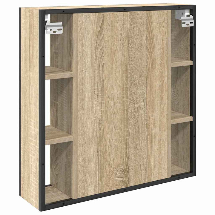 Spejlskab Sonoma eg 60 x 16 x 60 cm Konstrueret træ
