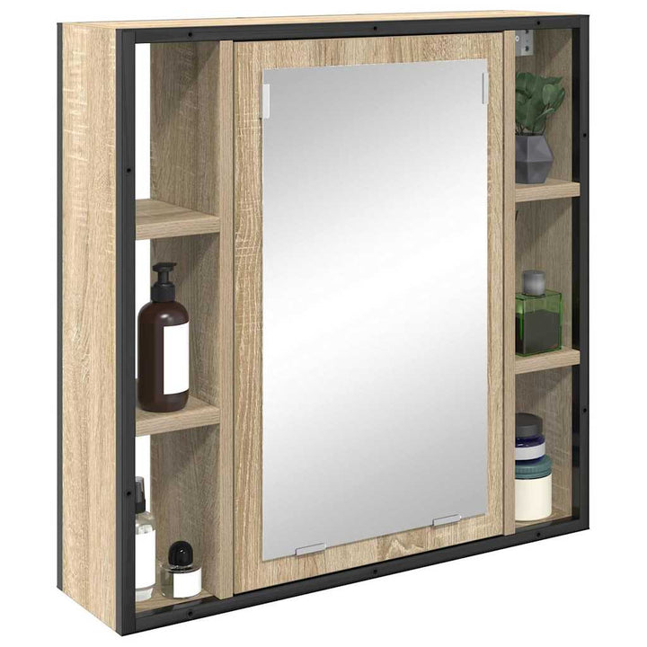 Spejlskab Sonoma eg 60 x 16 x 60 cm Konstrueret træ
