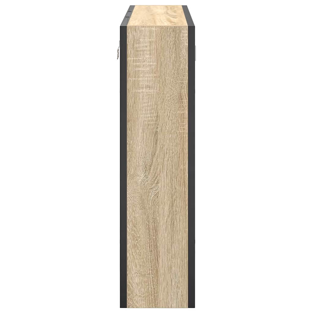 Spejlskab Sonoma eg 60 x 16 x 60 cm Konstrueret træ