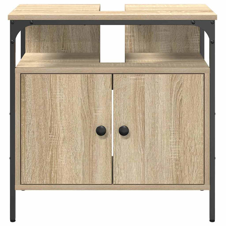 Badeværelsesskab Beige 60 x 30 x 60 cm Konstrueret træ